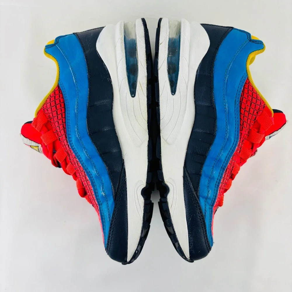 Nike Air Max 95‎ GS Big Kids Size 7Y Crimson Blue Athletic Shoes AV2289-600
